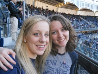 Mado and me at a Yankees game last April.