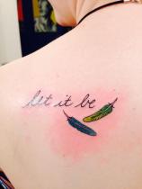 Recognize the color of those feathers? (Hint hint, look at my blog design.)