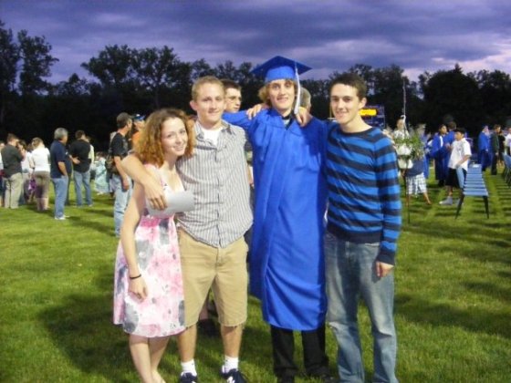 My dress was rather revealing and I've always suspected Trevor purposely held his program like that over my chest.