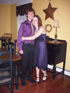 Christian and me at 15 and 14