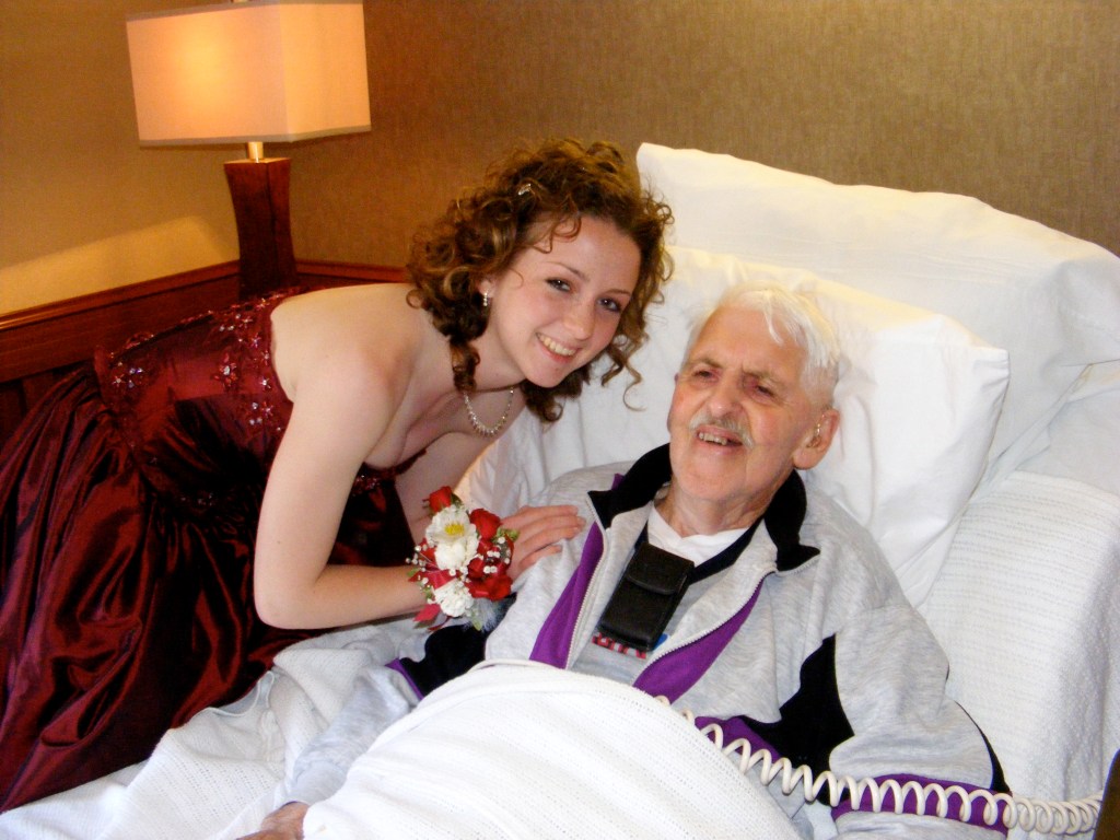 The last photo we ever took together. He was so sick. :( 